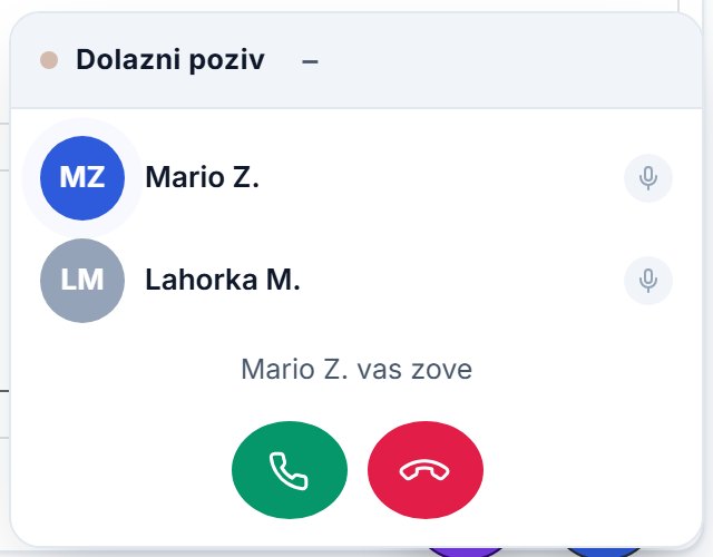 Toscana Meet - dolazni poziv